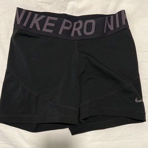 Nike pro spandex shorts